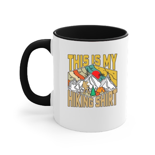 This Is My Hiking Accent Mugs Nature Camping