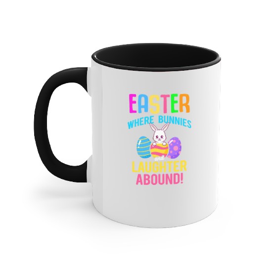 Easter Rabbit Easter Bunny Flowers Eggs Accent Mugs