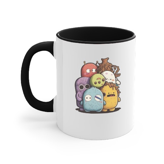 my imaginary friends Accent Mugs