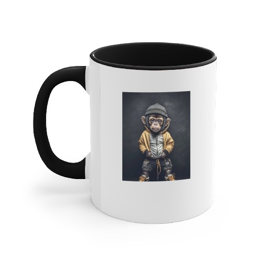 Bully Monkey Accent Mugs