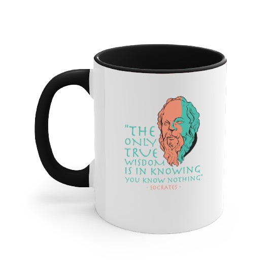 Socrates Stoic Philosophy Quote Accent Mugs