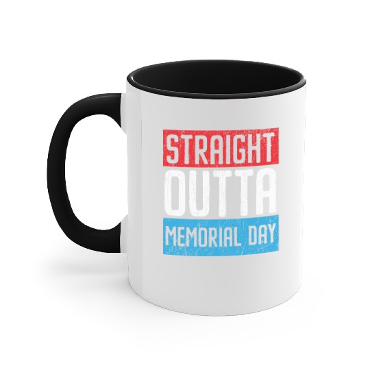 Patriotic Veteran USA Flag American Memorial Day Accent Mugs