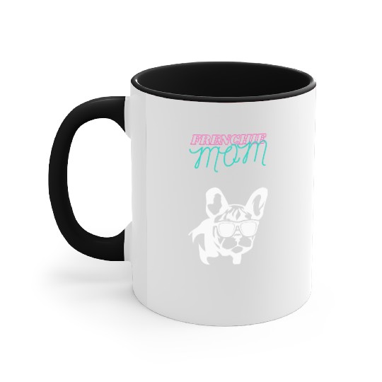 Frenchie Mom Accent Mugs