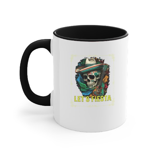 Let's Fiesta Cinco De Mayo Mexican Pride Mexico Accent Mugs