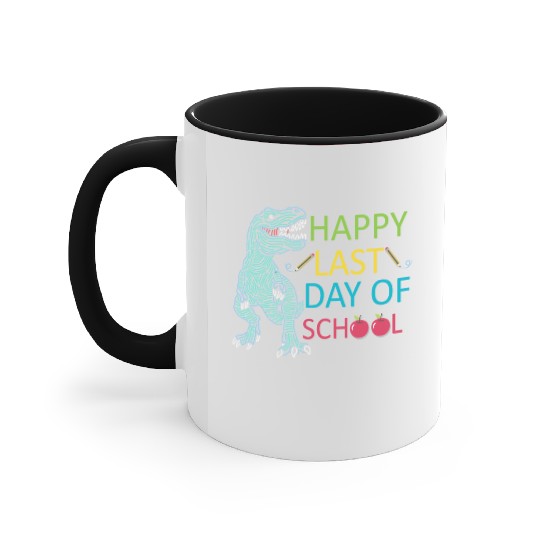 Last Day Of School Teacher Student Graduation Accent Mugs