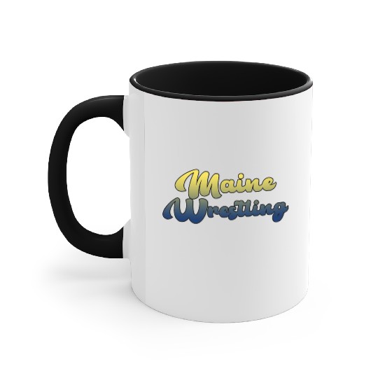 Maine Wrestling Accent Mugs