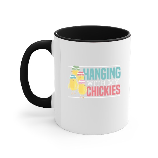 Chicken Farmer Chicken Whisperer Farm Animal Accent Mugs