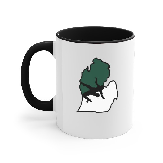 Michigan Wrestling Accent Mugs
