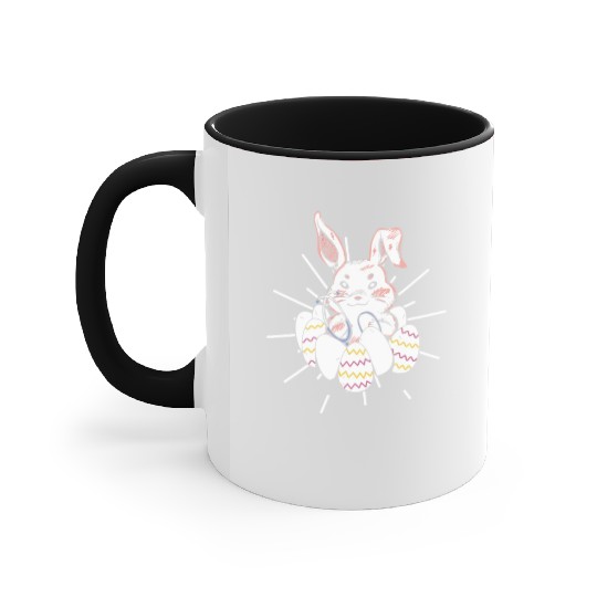 Easter Medical Bunny Eggs Nursing Rabbit Accent Mugs