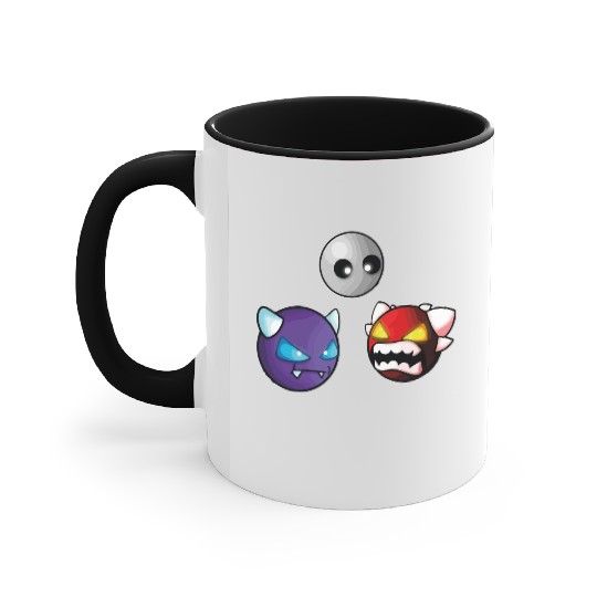 geometry dash insane game Accent Mugs