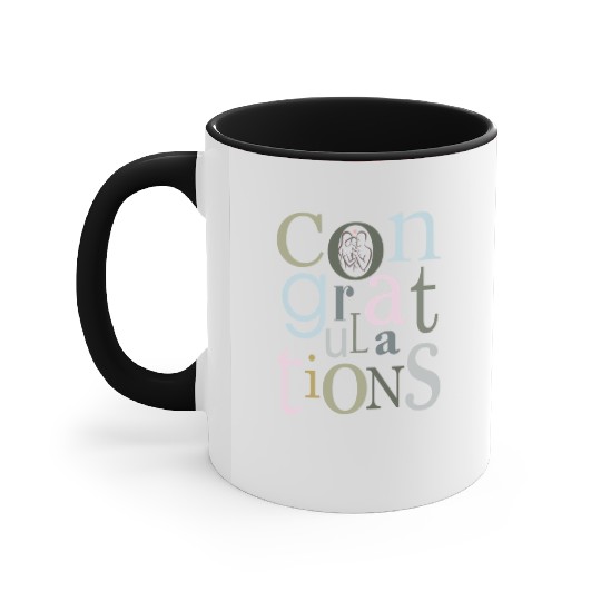 congratulations newborn baby Accent Mugs