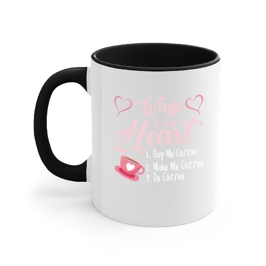 Ways To My Heart Valentine s Day Couples In Love Accent Mugs
