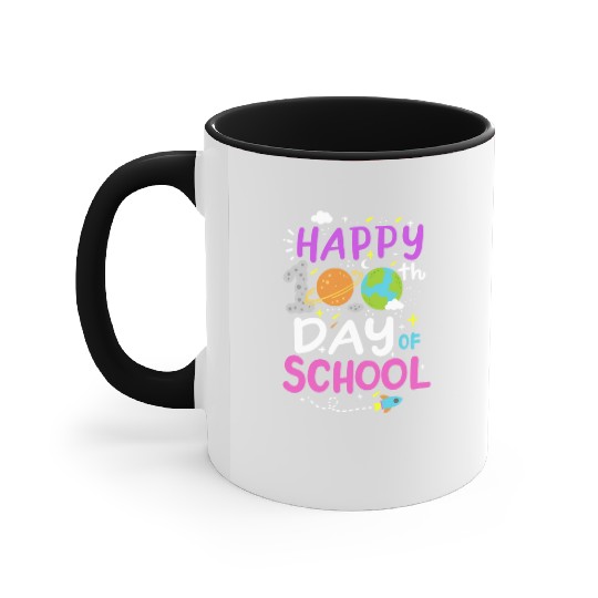 100 Days of School Science Teacher Student Accent Mugs