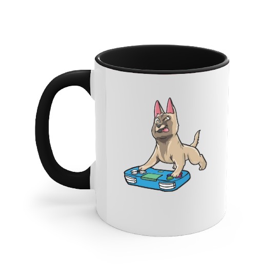 Belgian Malinois Gaming Kawaii Gamer Dog Lover Accent Mugs