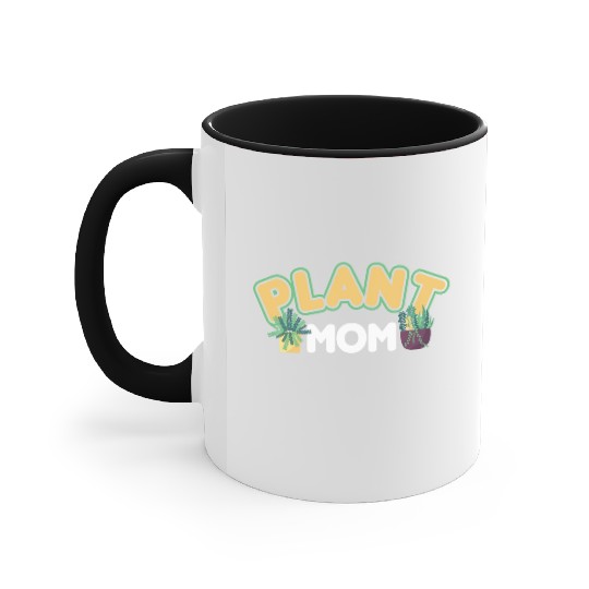 Plant Mom Plant Whisperer Plants Cactus Lover Accent Mugs