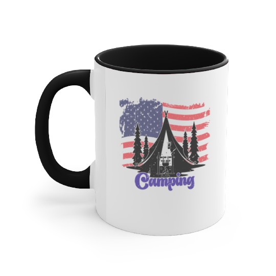 CAMPING 2023 nature Accent Mugs