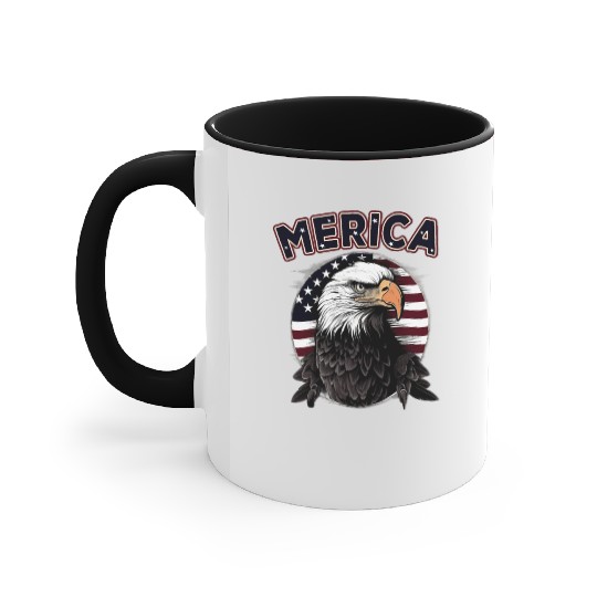 USA Independence Day 4th of July Labor Day Accent Mugs