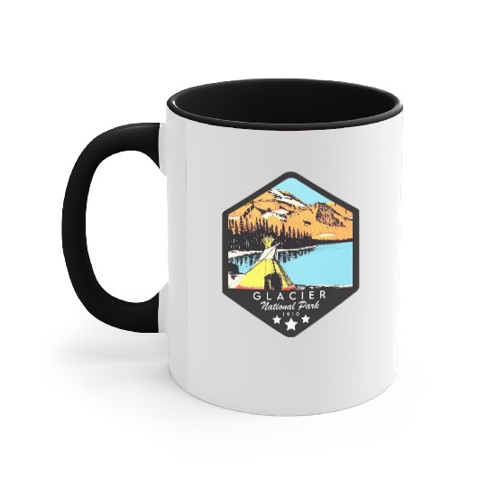 Glacier national park Accent Mugs