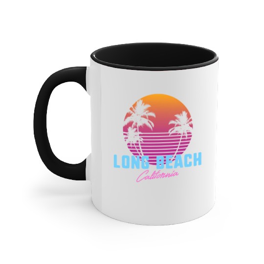 Long Beach California Accent Mugs