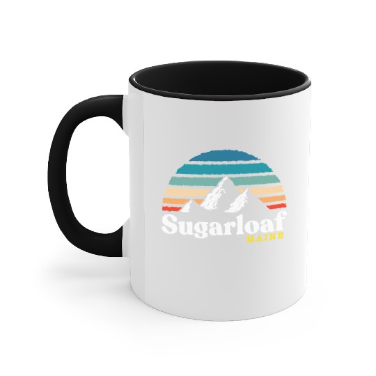Sugarloaf Maine Usa i Resort 1980S Accent Mugs