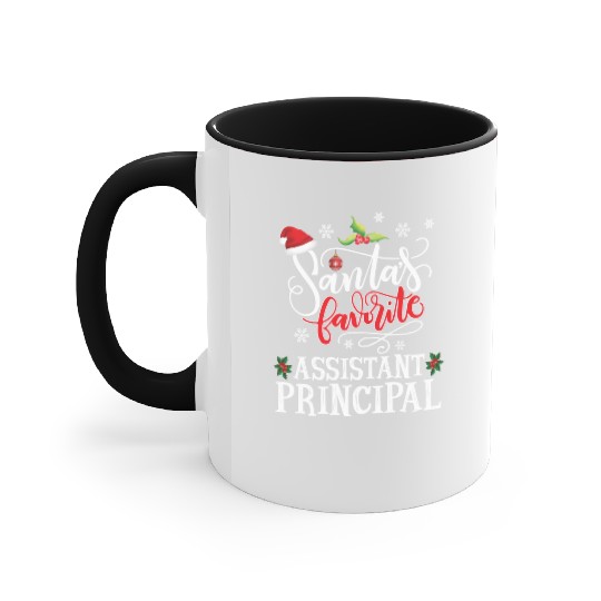 Santa'S Favorite Assistant Principal Party Accent Mugs