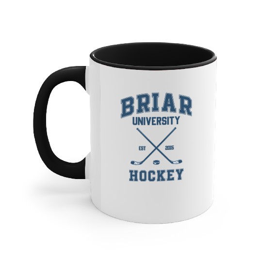 Briar U Hockey Off Campus Graham 44 Two Side Accent Mugs