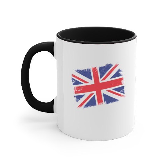 Union Jack Vintage UK Flag Great Britain UK Accent Mugs