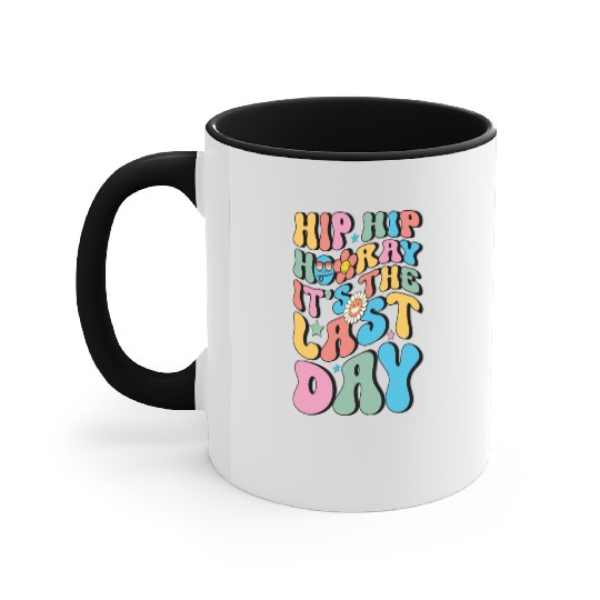 Last Day of School teacher Hello Summer Teacher Accent Mugs