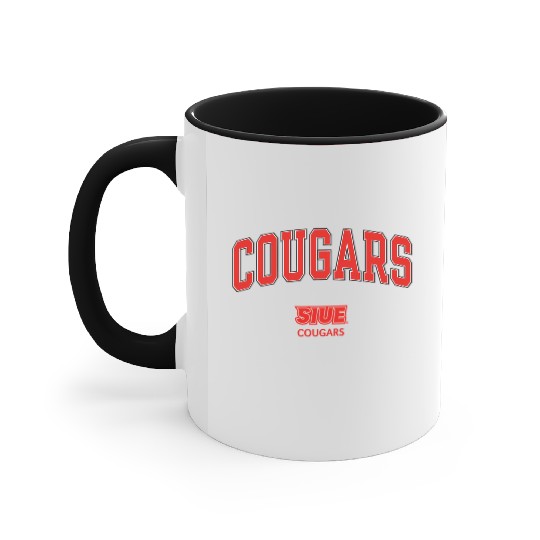 Southern Illinois Edwardsville Cougars Arch Accent Mugs