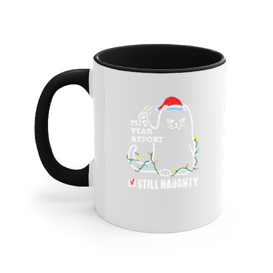 Cat Christmas In July Mid Year Report Still Accent Mugs