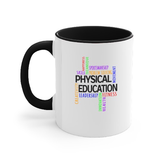 Physical Education Pe Gym Teacher Sport Accent Mugs