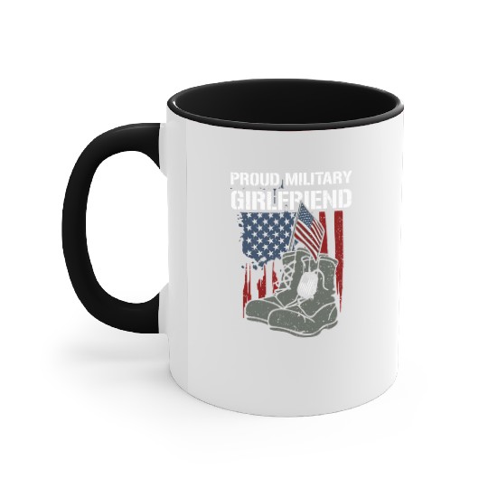 Friend Proud Military Friend Memorial Day Accent Mugs