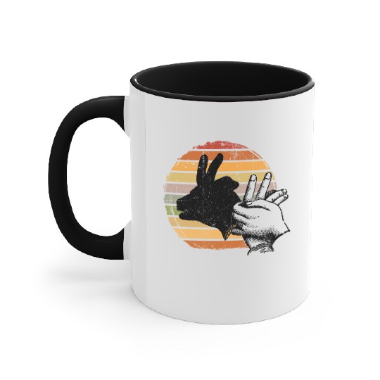 Animal Shadows goat Accent Mugs