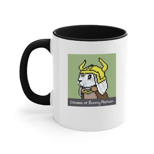 Citizens of Bunny Nation NFT #43 Artwork Accent Mugs