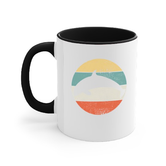Orca Whale Accent Mugs