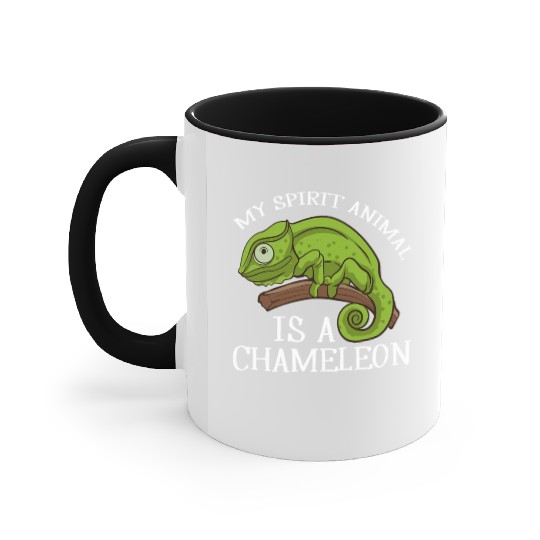 My rit Animal Is A Chameleon Lizard Chameleon Accent Mugs