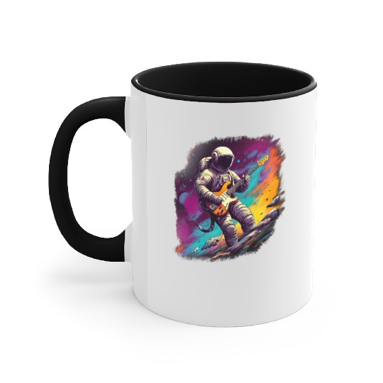 The best guitar player of the universe Accent Mugs