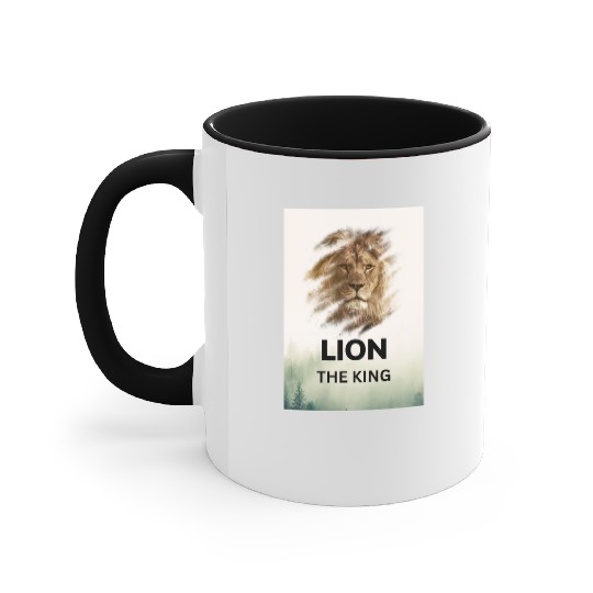 Lion the king Accent Mugs