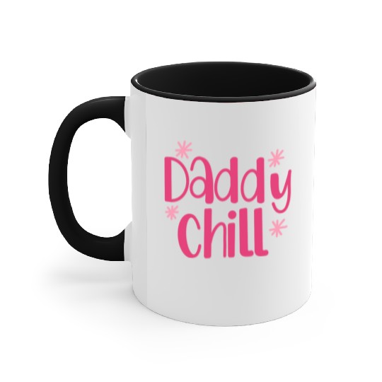 Daddy chill 80s Accent Mugs