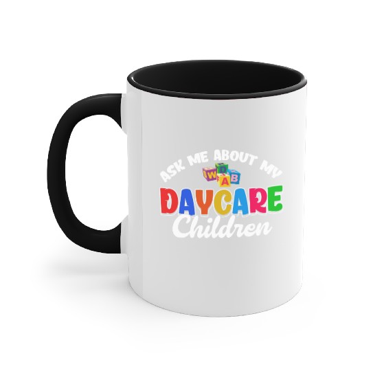 Childcare Teacher Daycare Teacher Daycare Provider Accent Mugs