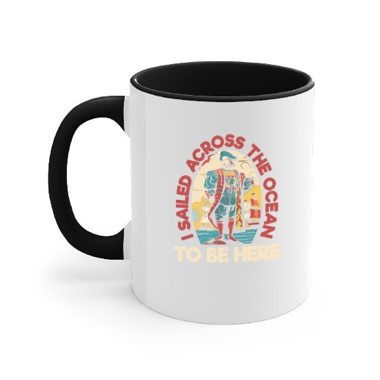 Christopher Columbus Italian American Columbus Day Accent Mugs