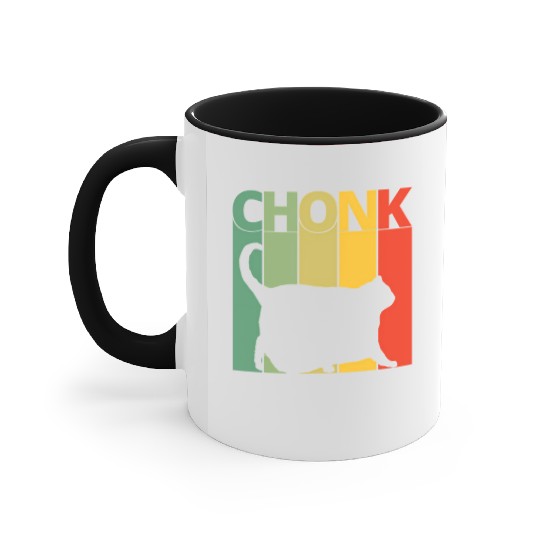 Cat Meme Chonk Dank Meme Chonk Accent Mugs