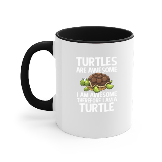 Cool Sea Turtle Tortoise Lover Turtle Animal Accent Mugs