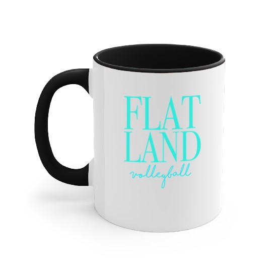 Flatland Volleyball Accent Mugs