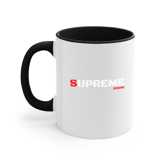 Supreme Rogue Bad Military Style Gaming Gamer Accent Mugs