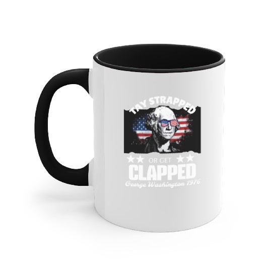 george washington teshirt Accent Mugs