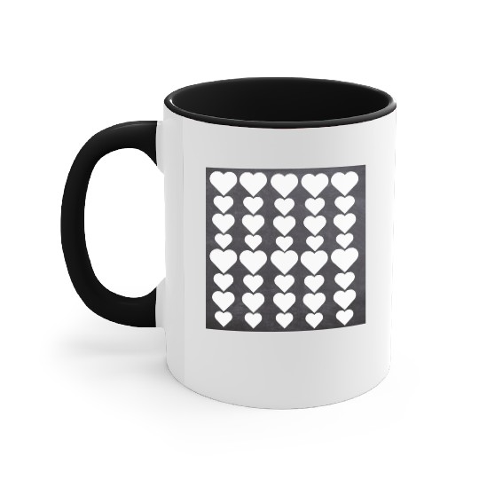 A heart shap Accent Mugs