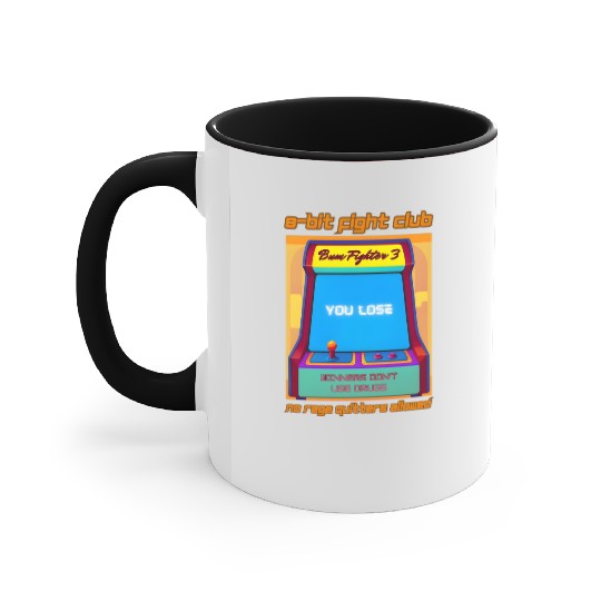 Funny Retro Gaming 80s Arcade 8-Bit Gamer Humor Accent Mugs