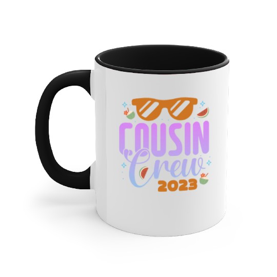 Cousin Crew 2023 Accent Mugs