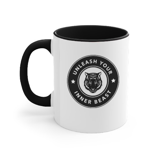 Martial Arts Unleash Your Inner Beast Accent Mugs